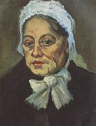 Vincent Van Gogh Head of an Old Woman with White Cap (nn04) oil